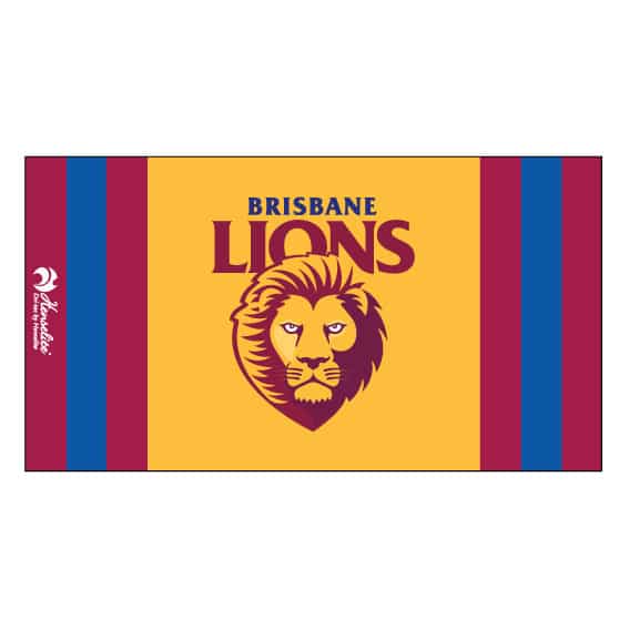 Brisbane AFL Dri-Tec Lawn Bowls Towel